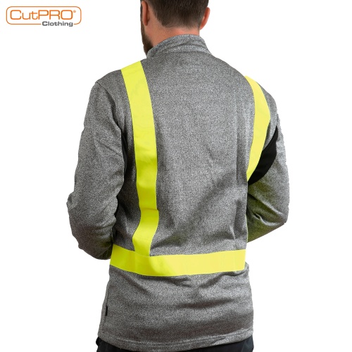 Turtleneck Jacket with Tape, Thumbhole & Breathable Underarm