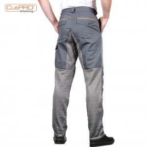 Cut Resistant Trousers with Front and Back Protection rear