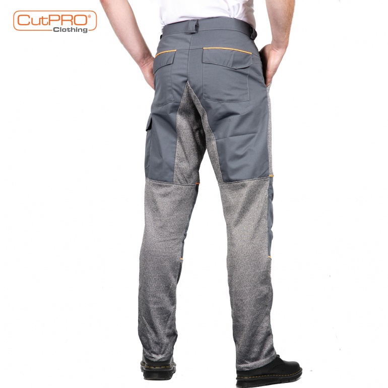 Cut Resistant Trousers with Front and Back Protection rear