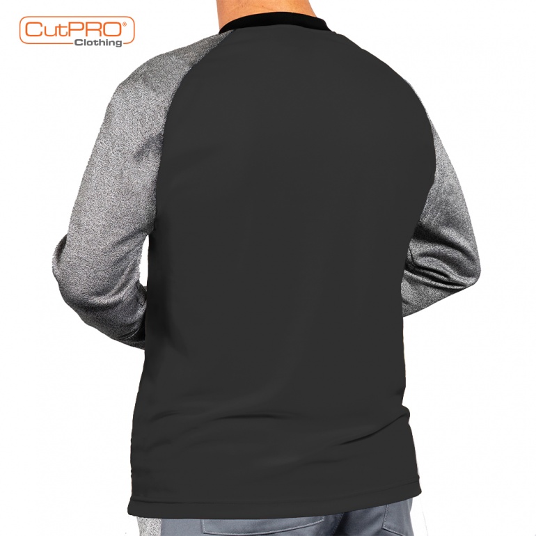 Back Black CutPRO Crew Neck Shirt